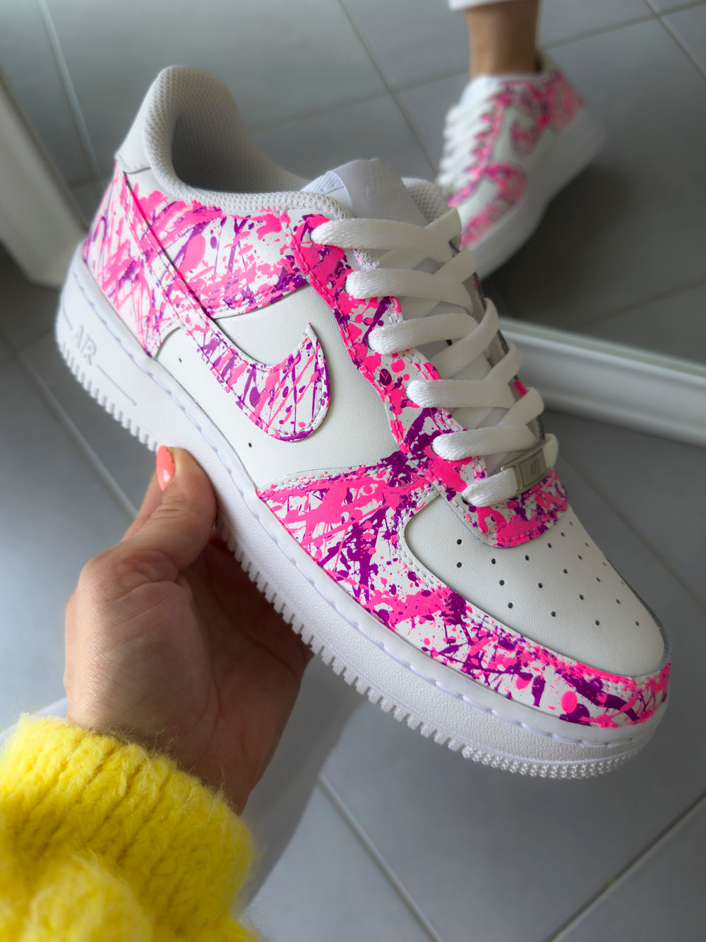Air Force 1 Rose et Fuchsia
