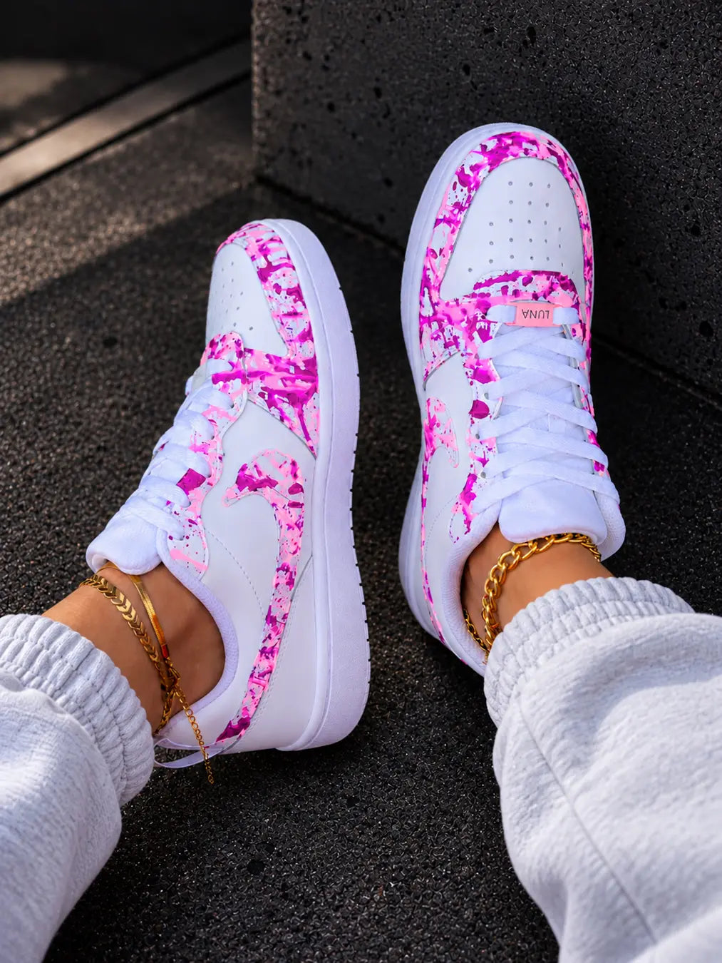 Nike Court Borough Personnalisée Rose & Fuchsia
