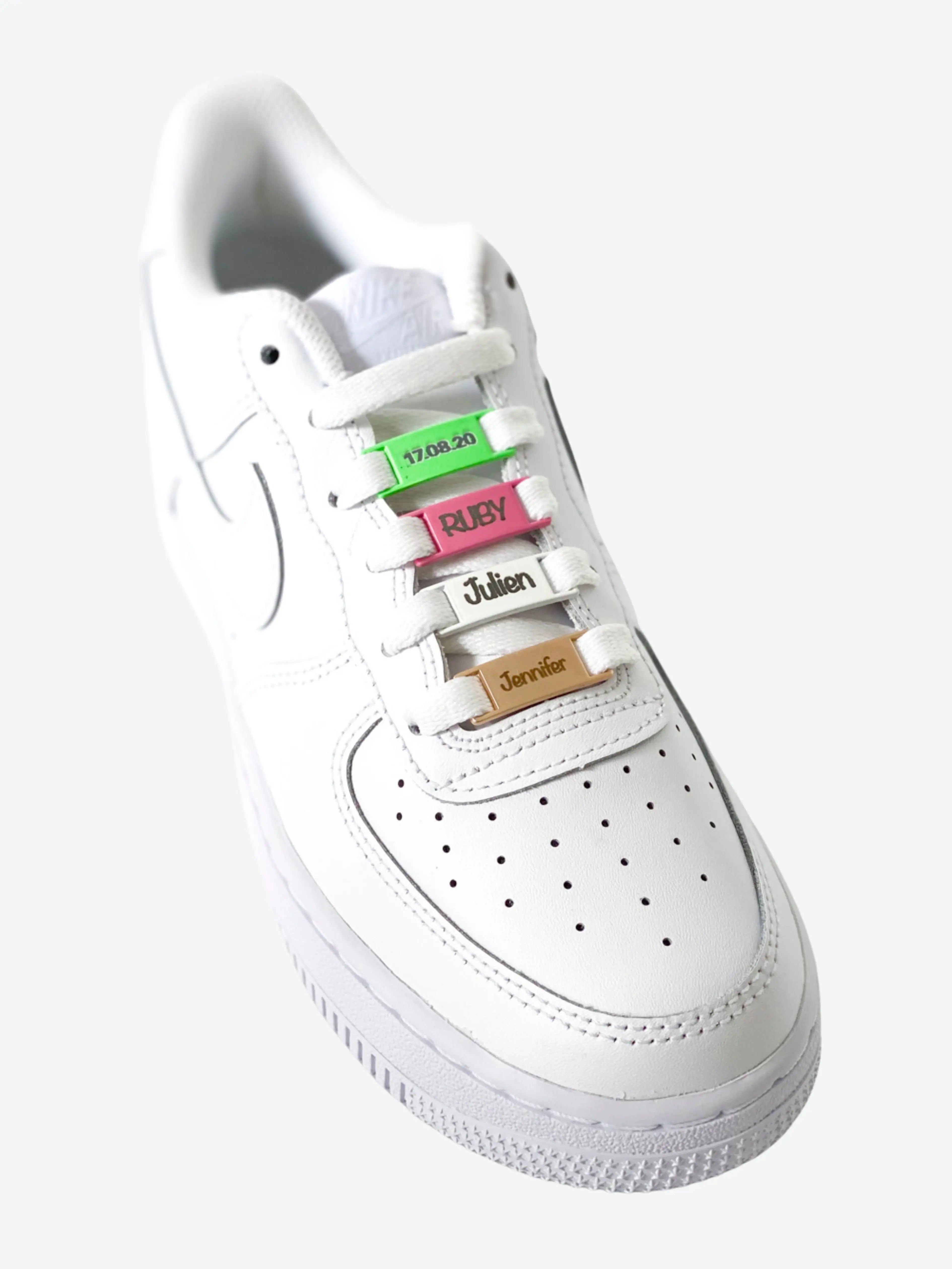 Bibjoux de chaussure personnalisés prénom ou date symboliques