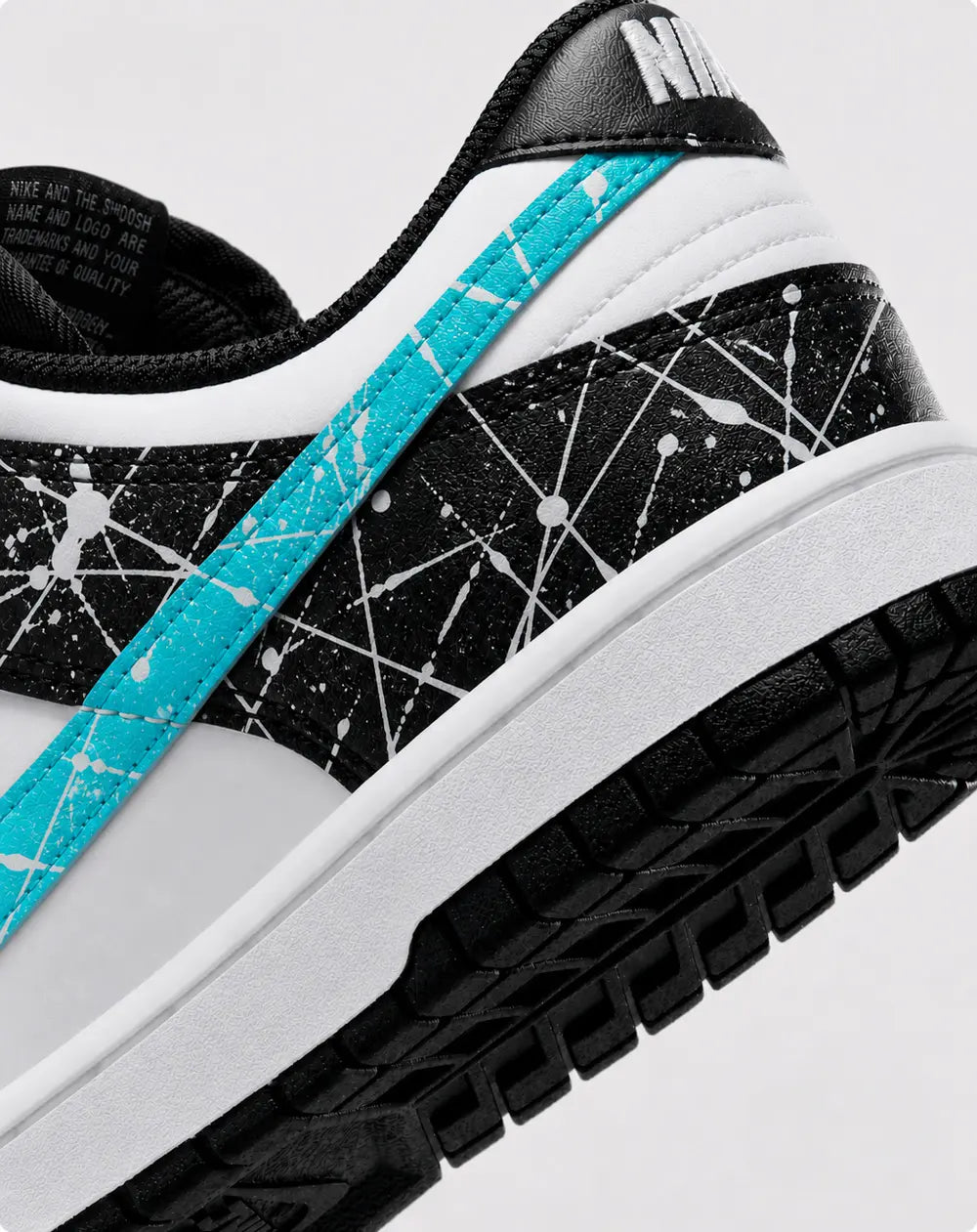 Baskets Nike turquoise style streetwear