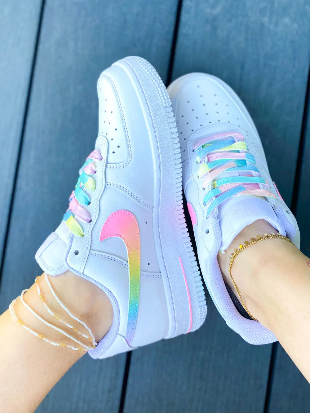 Air Force 1 pastel finition haut de gamme