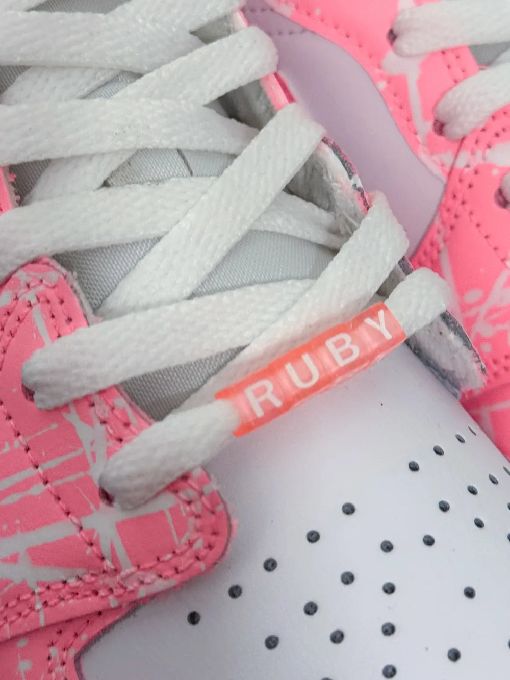 Perles alphabet personnalisées pour lacets avec prénom, accessoire de chaussures original