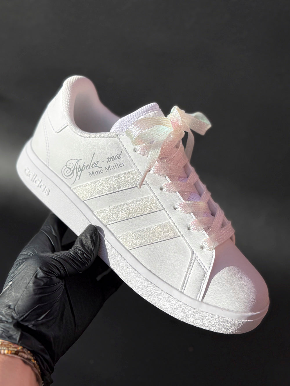 sneakers mariage blanches elegantes pour femme