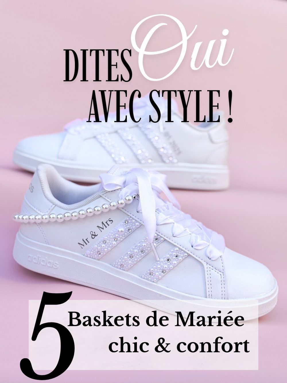 Baskets de mariée : l’alternative chic et confortable pour le grand jour