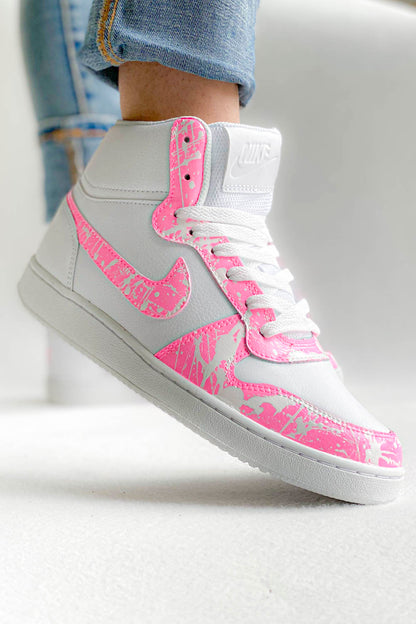 Baskets Montantes Nike Rose Bonbon COLORSNEAK