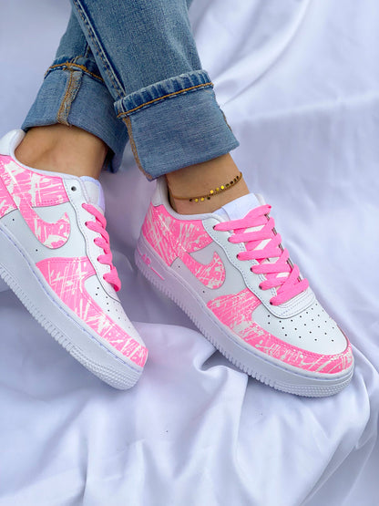 Sneakers mode Nike AF1 rose