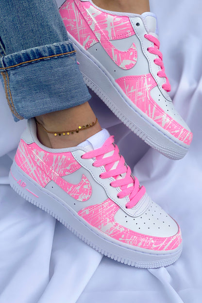 Sneakers Nike Air Force One rose pâle