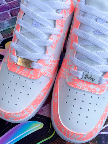Basket Nike Orange Corail - COLORSNEAK