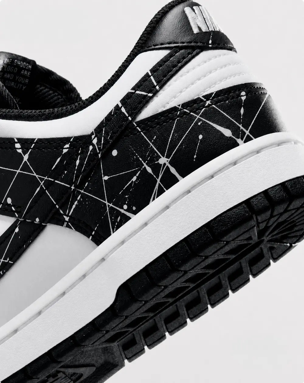 Baskets Nike noir blanc idée cadeau