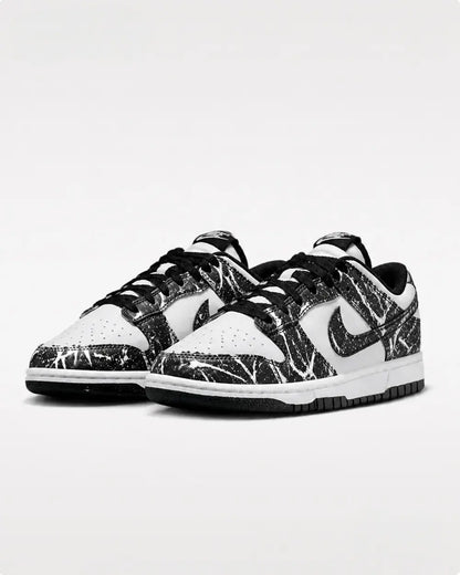 Sneakers noir blanc look streetwear