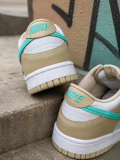 nike-dunk-low-prenom-personnalisee-beige-sable