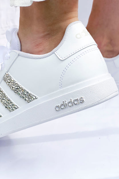 Baskets Adidas Strass Blanc