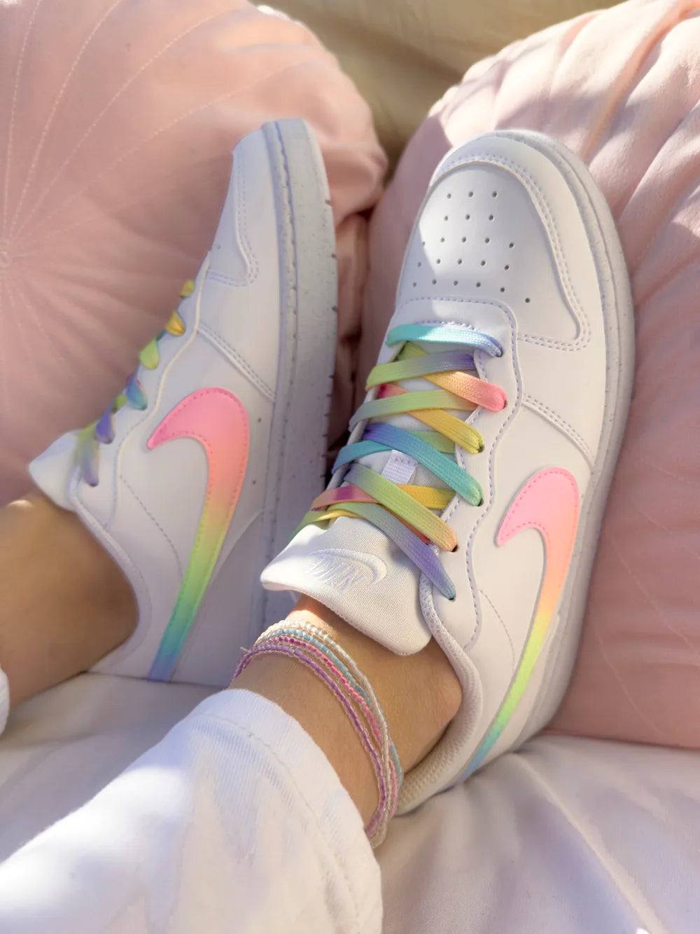 Baskets Nike pastel style chic et élégant